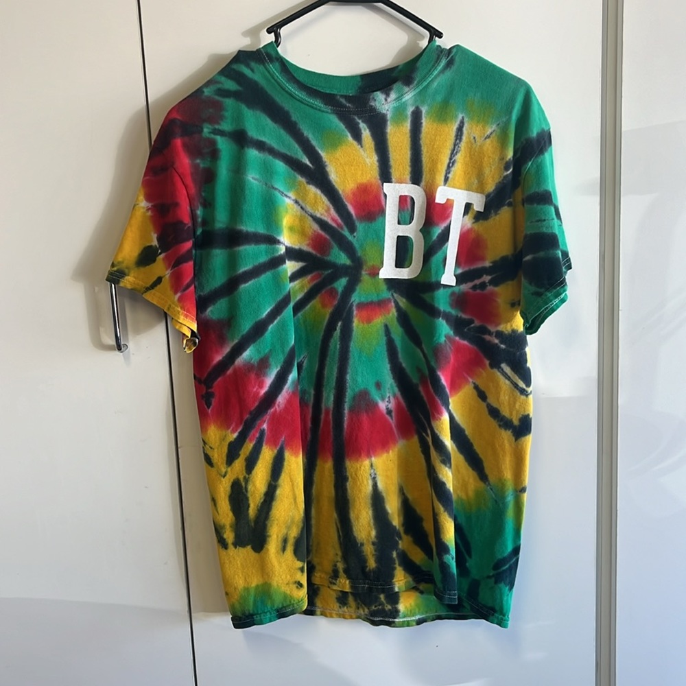 BACKTRACK! Band shirt. TIE-DYE, Size medium. Vintage band T-shirt.